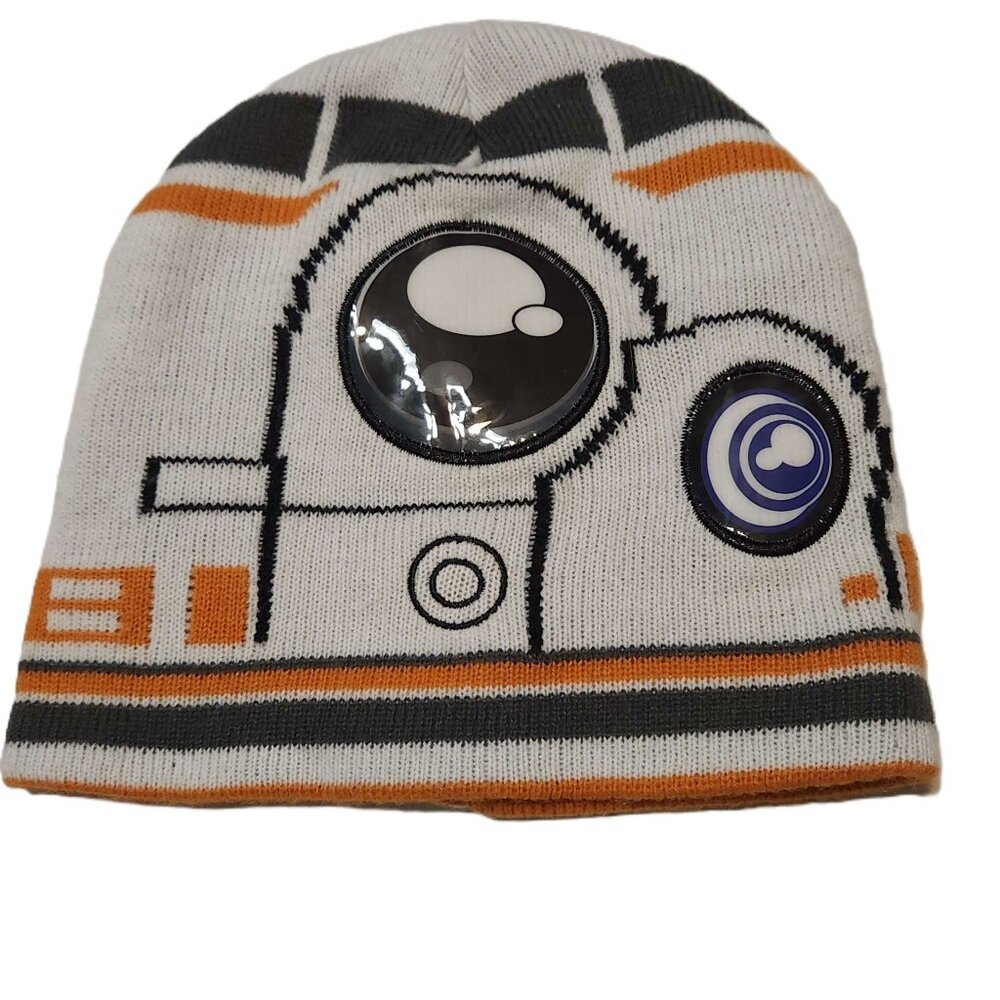 ❤️ 4/$20 Star Wars BB-8 beanie Boys Youth Unisex One size Orange white black hat